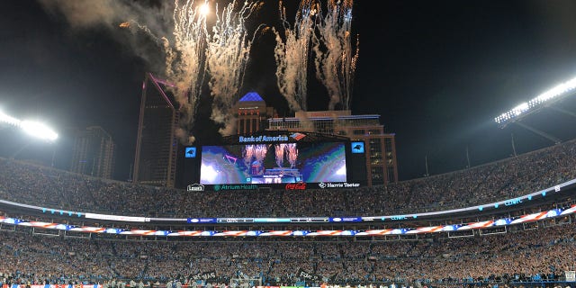 The Charlotte Football Club holds its inaugural match with a record-breaking attendance of over 74,000 fans at Bank of America Stadium in Charlotte, N.C., March 5, 2022.