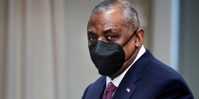 Secretary of Defense Lloyd Austin. (Photo by Kevin Dietsch/Getty Images)