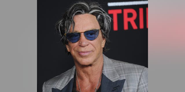 Mickey Rourke had five procedures done on his nose.