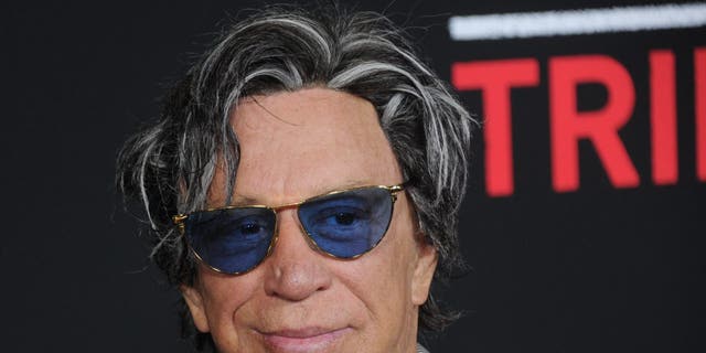 Mickey Rourke had five procedures done on his nose.