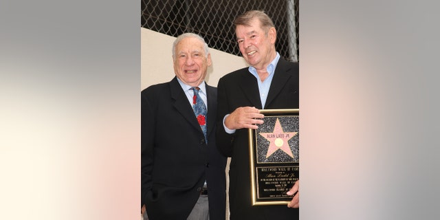 Producer Alan Ladd Jr. is honored with a Star on the Hollywood Walk of Fame in Hollywood, California.