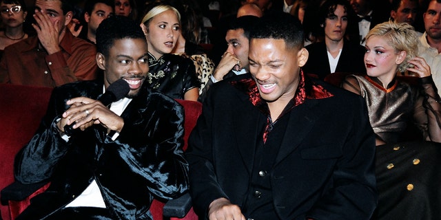 Chris Rock and Will Smith during happier times at the MTV Video Music Awards in New York City.