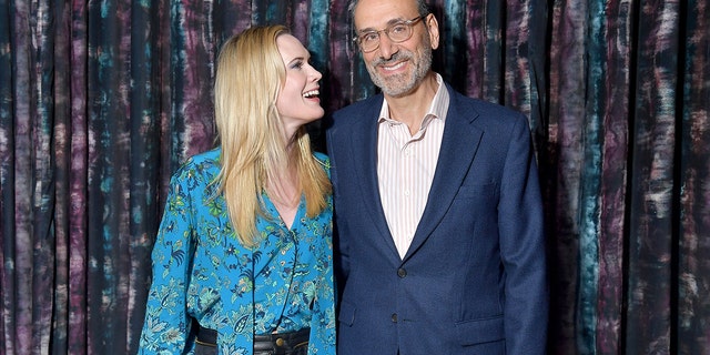 Stephanie March and Dan Benton attend the after-party following the New York premiere of "The Social Ones" at the Alphabet Bar at The Moxy East Village on March 3, 2020, in New York City.
