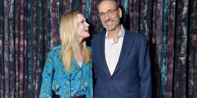 Stephanie March and Dan Benton attend the after-party following the New York premiere of "The Social Ones" at the Alphabet Bar at The Moxy East Village on March 3, 2020, in New York City.