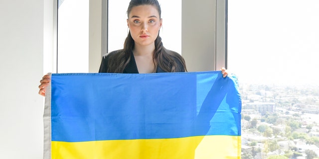 Veronika Didusenko left Kyiv with her son, Alex, on Feb. 24 when the Russian invasion began.
