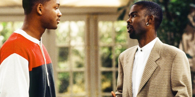During better times. Will Smith and Chris Rock are seen here during an episode of "Fresh Prince of Bel-Air."