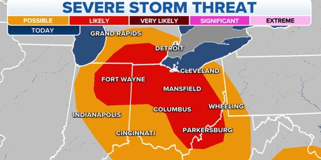 Midwest severe storm threat