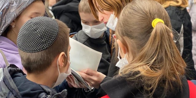 Some of the travelers who made their way from an orphanage in western Ukraine, amid the shellings and bombings from Russia, are shown here — with the ultimate goal of safely reaching Israel, where people were waiting to help them and care for them during this traumatic time.