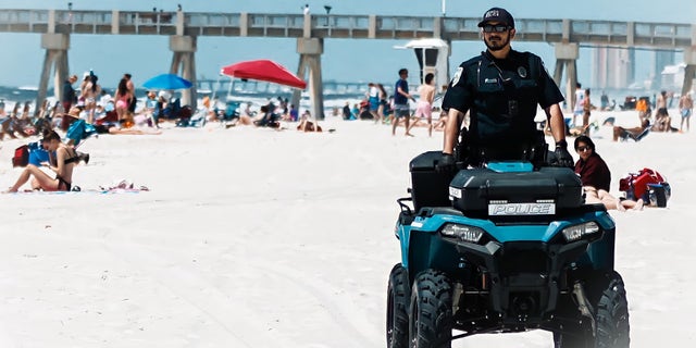 Police patrol Panama City Beach.