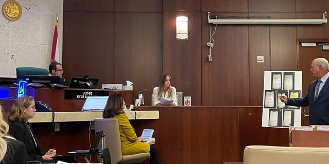 Ava Majury testifies in a Collier County court on March 28, 2022. (Credit: Fox News/ Audrey Conklin)