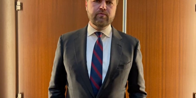 Republican Ohio Senate candidate J.D. Vance at the "Up from Chaos" conference hosted by the American Moment nonprofit and The American Conservative magazine.