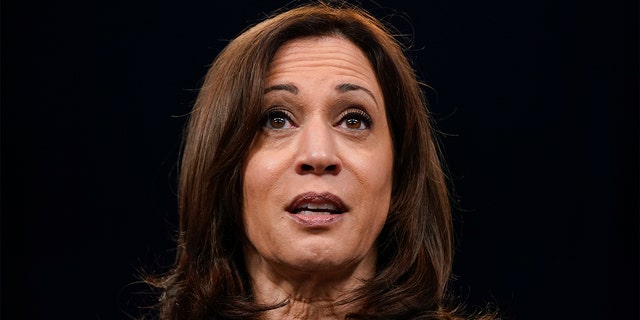 Vice President Kamala Harris speaks during an event to announce plans to address racial and ethnic bias in home valuations in the South Court Auditorium on the White House campus, Wednesday, March 23, 2022, in Washington. (AP Photo/Patrick Semansky)