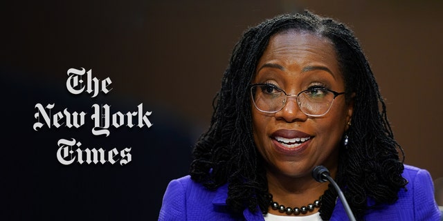 Supreme Court nominee Judge Ketanji Brown Jackson speaks during her confirmation hearing before the Senate Judiciary Committee Monday, March 21, 2022, on Capitol Hill in Washington.