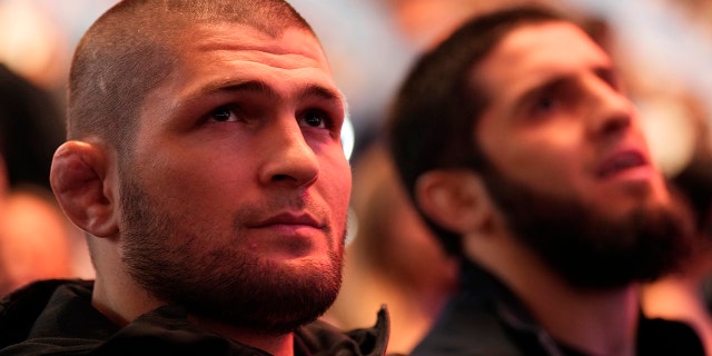 Former UFC welterweight champion Khabib Nurmagomedov during the UFC 272 event March 5, 2022, en las vegas.