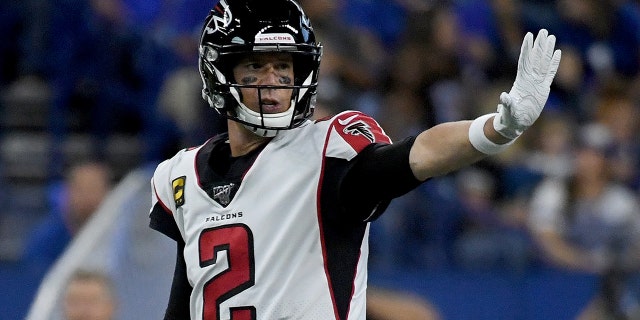 Matt Ryan of the Atlanta Falcons on Sept. 22, 2019 in Indianapolis, Indiana.