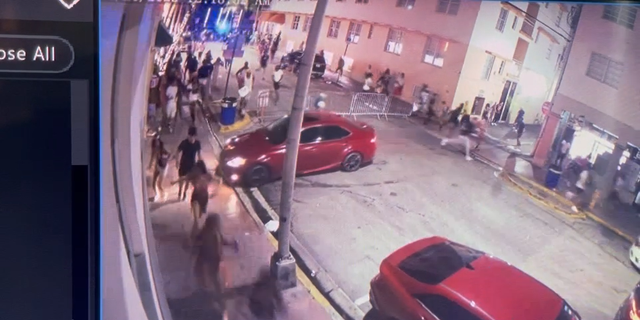 Spring Breakers Flee A Shooting in Miami