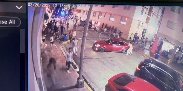 Spring Breakers Flee A Shooting in Miami