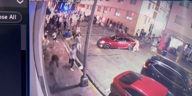 Spring Breakers Flee A Shooting in Miami