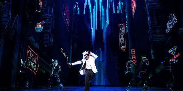 Myles Frost as Michael Jackson in the musical "MJ."