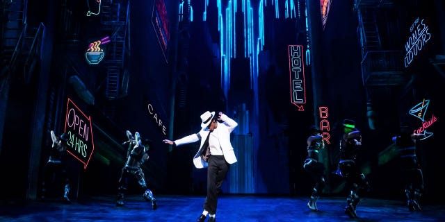 Myles Frost as Michael Jackson in the musical "MJ."
