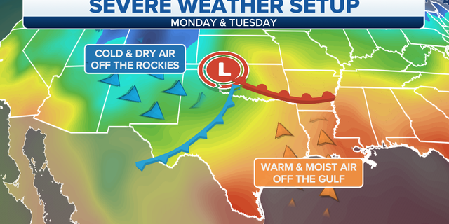 U.S. severe weather set-up 