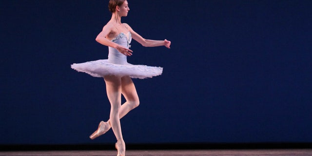 Russian prima ballerina Olga Smirnova danced in various performances for the historic Bolshoi Theater in Moscow before she departed the company in March 2022. Here she dances for the 'Grand Pas Classique' during a 2012 rehearsal for 'Stars of the 21st Century' at the David H. Koch Theater at NYC's Lincoln Center.