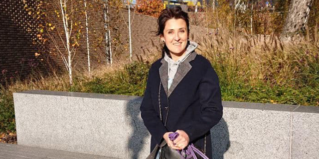 Kyiv resident Olga Rudyaga just before the invasion. (Olga Rudyaga)