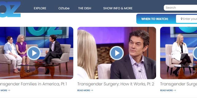 Dr. Oz transgender surgeon