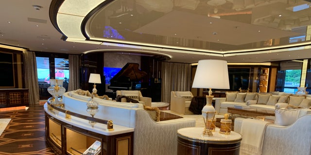 Comfortable living inside Putin's yacht.