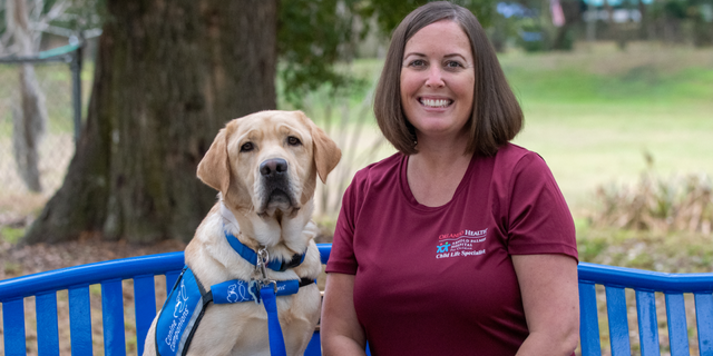 Parks (left) and Kimberly Burbage work together at Orlando Health Arnold Palmer Hospital for Children in Orlando, Florida.