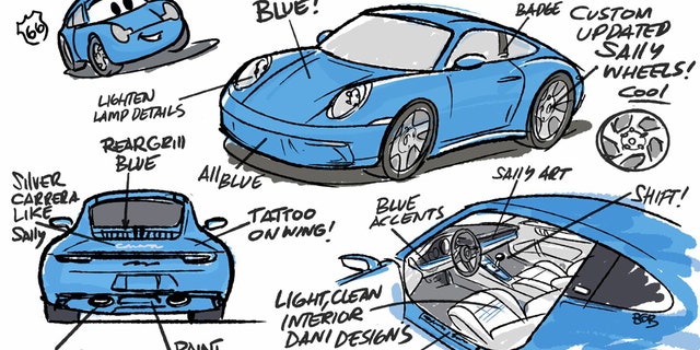 The car will feature several design elements from the movie car.