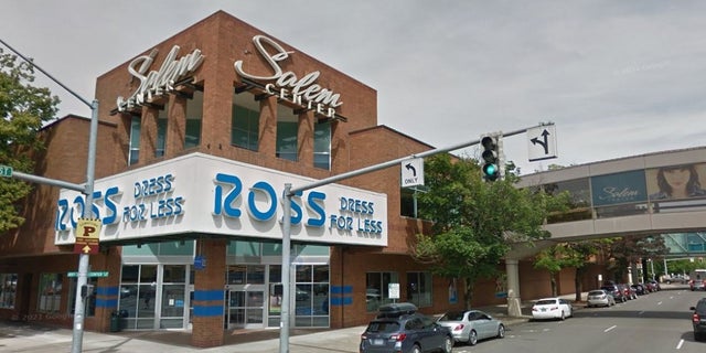 The Salem Center in downtown Salem, Oregon. Authorities responded to the area Friday after reports of shots fired.