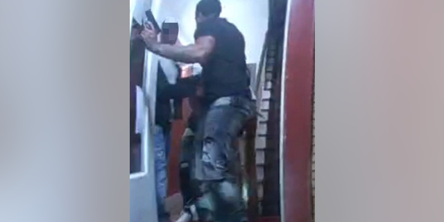 The San Jose Police Department released images of a fight between two groups that led to a police-involved shooting inside a restaurant.