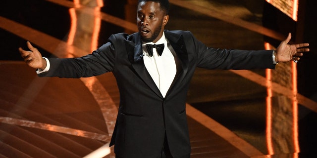 US producer-musician Sean "Diddy" Combs speaks onstage during the 94th Oscars at the Dolby Theatre in Hollywood, California on March 27, 2022.