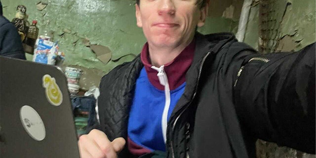 Oleksii Shaldenko is hunkered down in a bomb shelter with a laptop and spotty internet service, conducting cyber operations to help defend Ukraine.