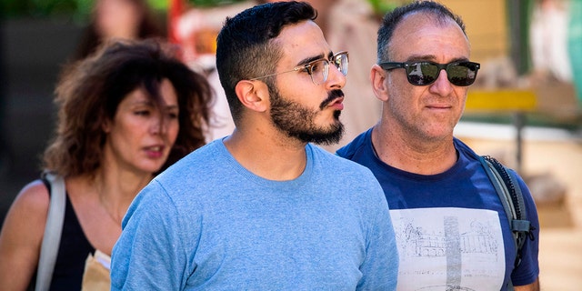 Simon Hayut is expelled from Athens, Greece, on July 1, 2019.