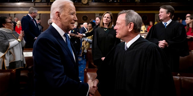 President Biden Chief Justice Roberts