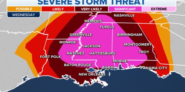 Severe storm threat