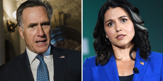 Sen. Mitt Romney and former Congresswoman Tulsi Gabbard