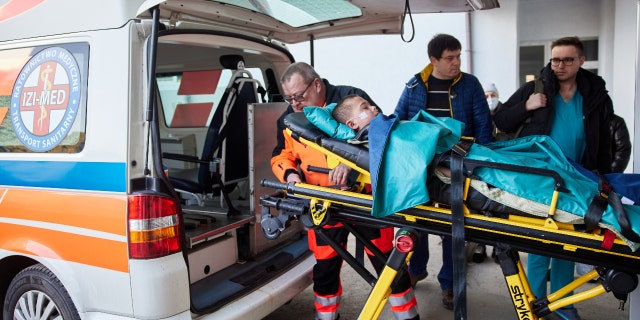 Half of Ukraine's children displaced: 'A grim milestone' 3 The Lviv Regional Children’s Specialized Clinical Hospital is catering to sick children, including children with cancer, who have fled other regions in the country, seeking safety and treatment.