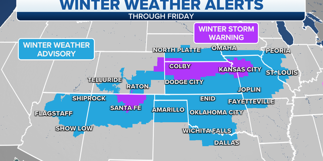 U.S. winter weather alerts