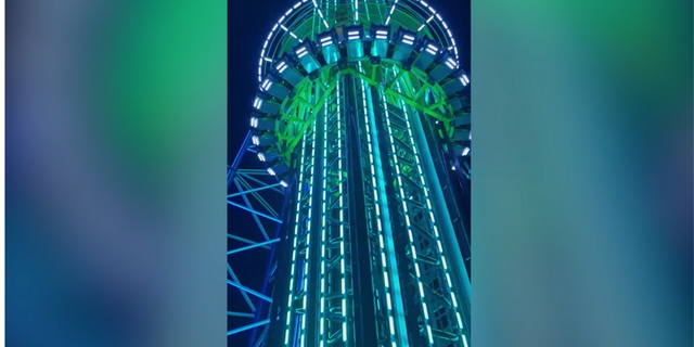 Amusement park visitors were in shock after seeing a teenage boy die after falling off of one of the park's rides.