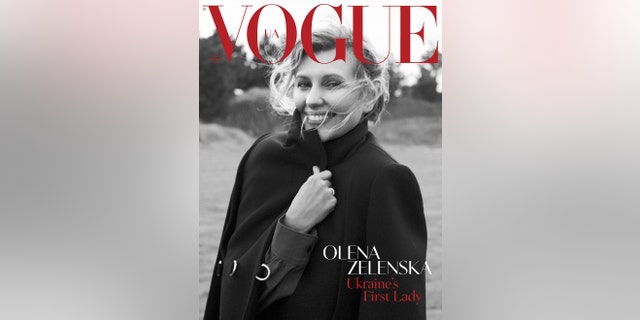 Olena Zelenska appeared on the cover of Vogue Ukraine.