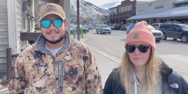 Omar and Ashley speak to Fox News in Jackson, WY.