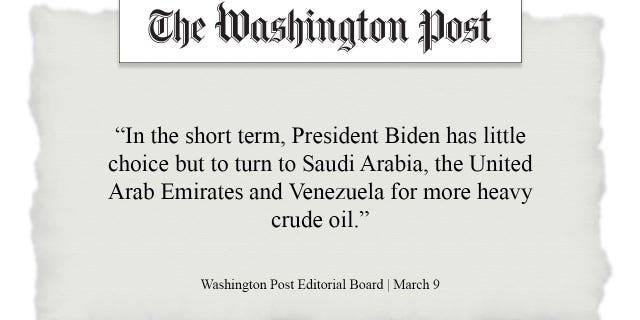 Quote from the Washington Post editorial board.