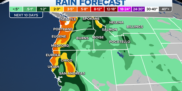 Northwest rain forecast