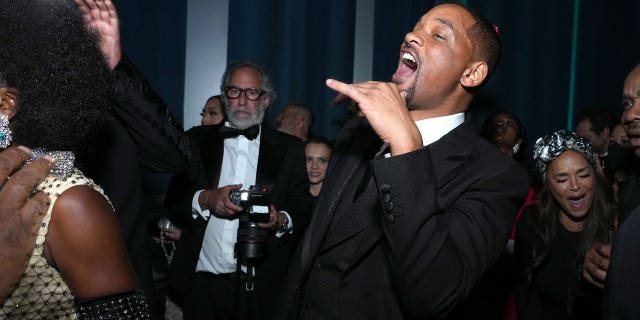 Will Smith seemed unfazed by the events earlier in the night as he partied at Variety's Oscar after-party Sunday night. Smith has since apologized.