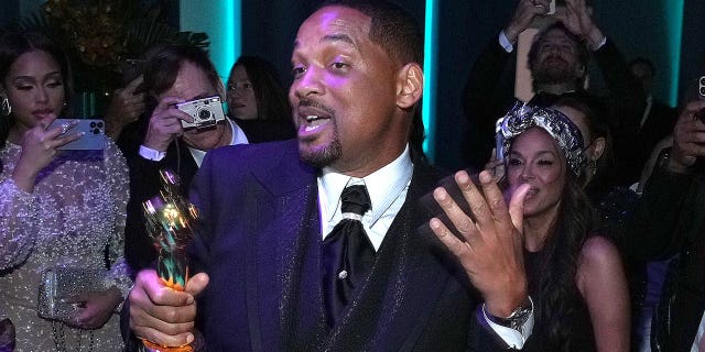 Will Smith attends the 2022 Vanity Fair Oscar Party hosted by Radhika Jones at Wallis Annenberg Center for the Performing Arts on March 27, 2022,, in Beverly Hills, California.