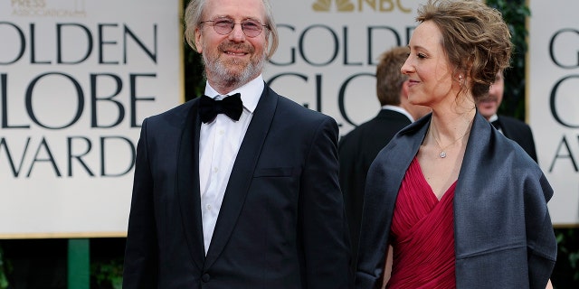 FILE - William Hurt and Heidi Henderson arrive at the 69th Annual Golden Globe Awards Sunday, Jan. 15, 2012, in Los Angeles. Hurt, the Oscar-winning actor of "Broadcast News," "Body Heat" and "The Big Chill," has died. He was 71.