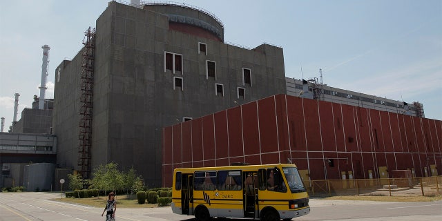 A view of the Zaporizhzhia nuclear power plant in Enerhodar, Ukraine, on June 12, 2008.